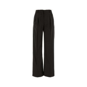 Loulou De Saison Women Charcoal Wool Sbiru Palazzo Pant